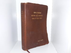 LDS, Brown, Leather-Like Triple Combination (1976)
