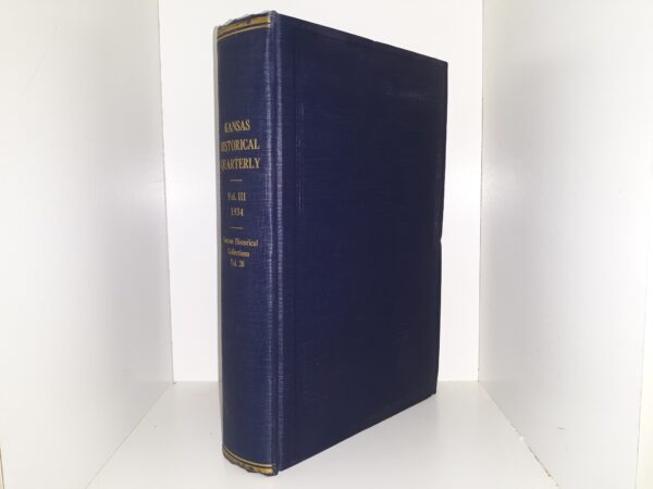 Kansas Historical Quarterly: Vol. 3, 1934 (1934)
