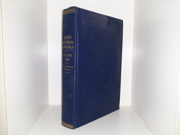 Kansas Historical Quarterly: Vol. 26, 1960 (1960)