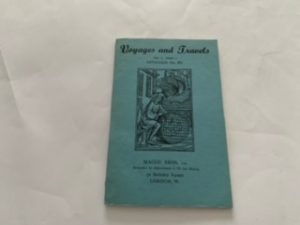 Voyages and Travels Vol. 5 Part 1 Catalogue No. 803- Maggs Bros. Ltd