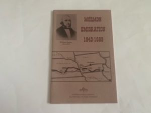 1963- Mormon Emigration 1840-1869- International Society Daughters of Utah Pioneers