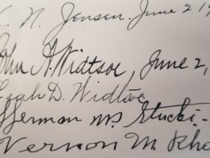 1913 — The Buzzer (Yearbook) — Signed by Elder John A. Widtsoe & His Wife Leah D. Widtsoe