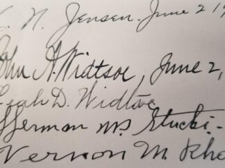 1913 — The Buzzer (Yearbook) — Signed by Elder John A. Widtsoe & His Wife Leah D. Widtsoe