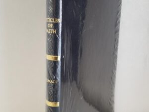 Articles of Faith — Brand New in Plastic! — Bendable Deep Blue/Black Leather Binding — James E. Talmage — ISBN: 9781606410059