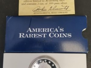 America’s Rarest Coins — Liberty “V” Nickel Replica — In Slip Box — With Certificate of Authenticity