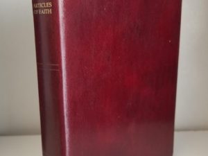 The Articles of Faith — Leather Binding — Dated 1982 but it is a later reprint — Church Employee Christmas Gift Edition