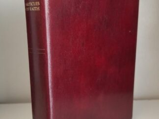 The Articles of Faith --- Leather Binding --- Dated 1982 but it is a later reprint -- Church Employee Christmas Gift Edition