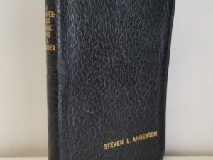 1967 — A Marvelous Work and A Wonder — LeGrand Richards — Pocket Edition Black Bendable Leather Binding