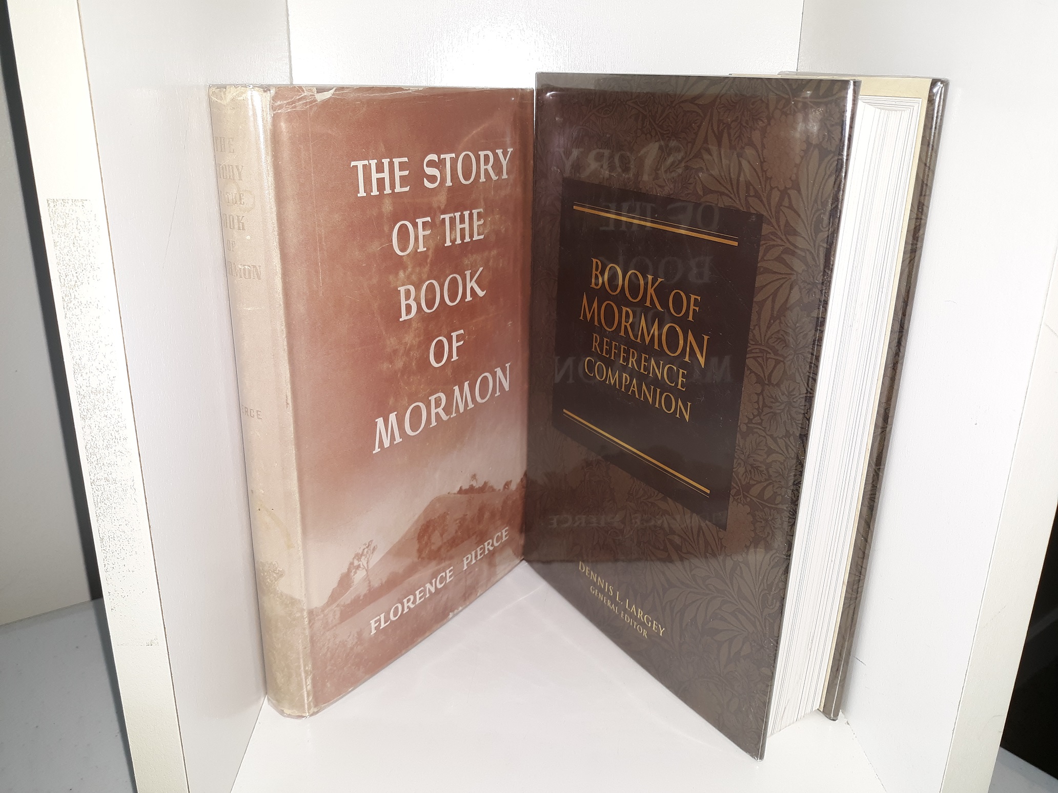 2 LDS Books: The Story of the Book of Mormon by Florence Pierce / Book of Mormon Reference Companion by Dennis L. Largey