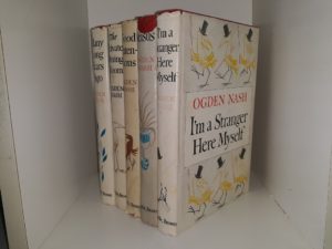 5 Poetry Books by Ogden Nash (See Details)