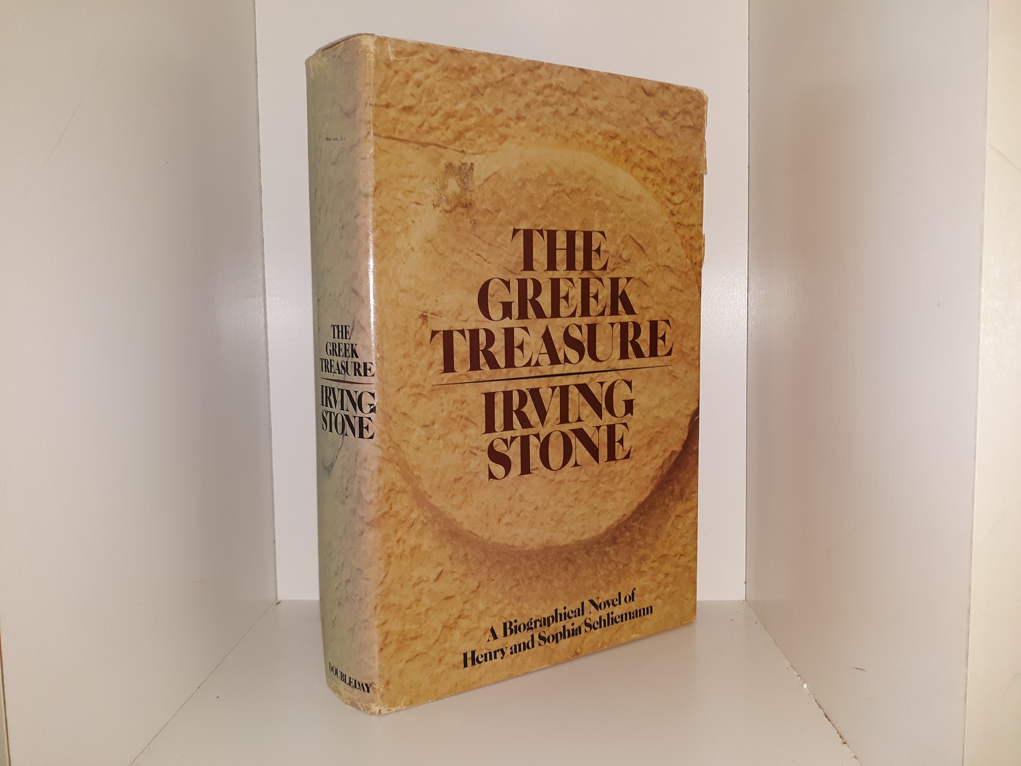 The Greek Treasure: A Biographical Novel of Henry and Sophia Schliemann (Signed & Inscribed) (1975) ~ by Irving Stone
