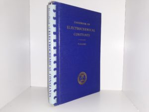 Handbook of Electrochemical Constants (1959) ~ Compiled by Roger Parsons, A.R.C.S., Ph.D.