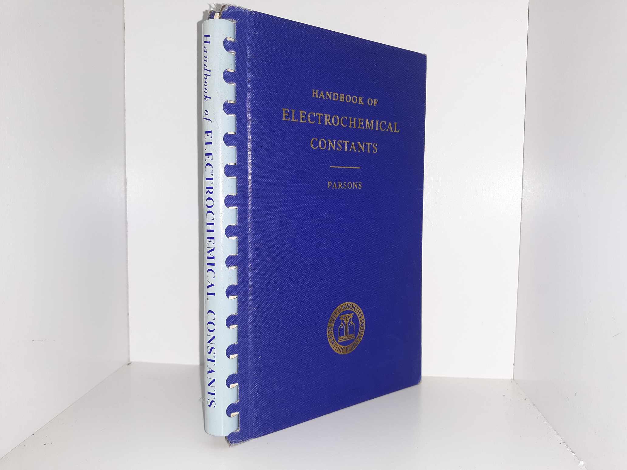 Handbook of Electrochemical Constants (1959) ~ Compiled by Roger Parsons, A.R.C.S., Ph.D.