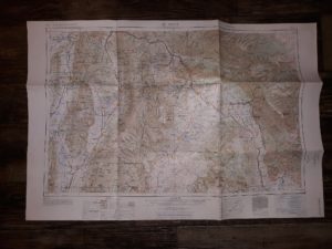 Map of Price Utah (1962)