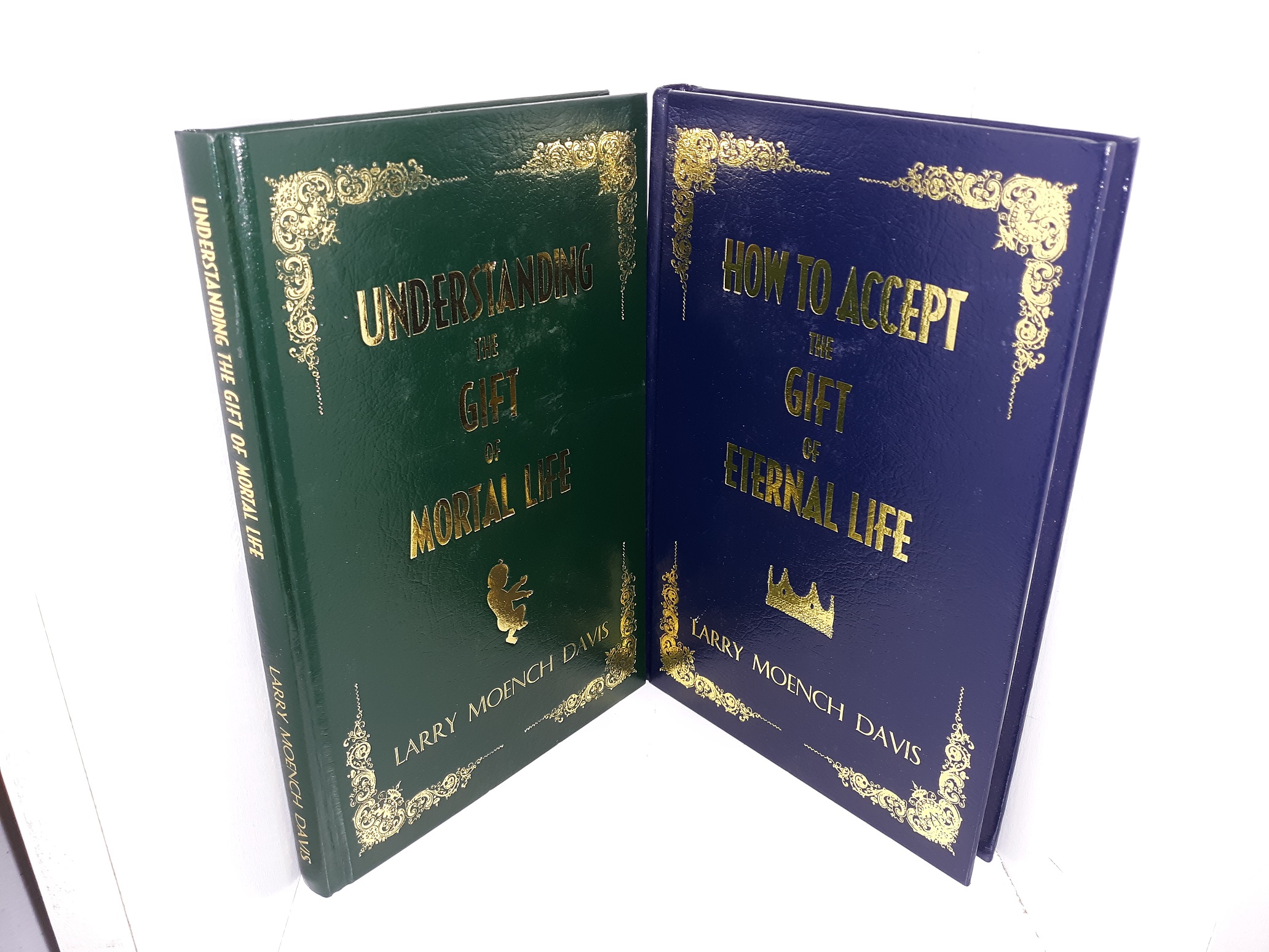 2 Signed and Inscribed LDS Books by Larry Moench Davis (See Details)