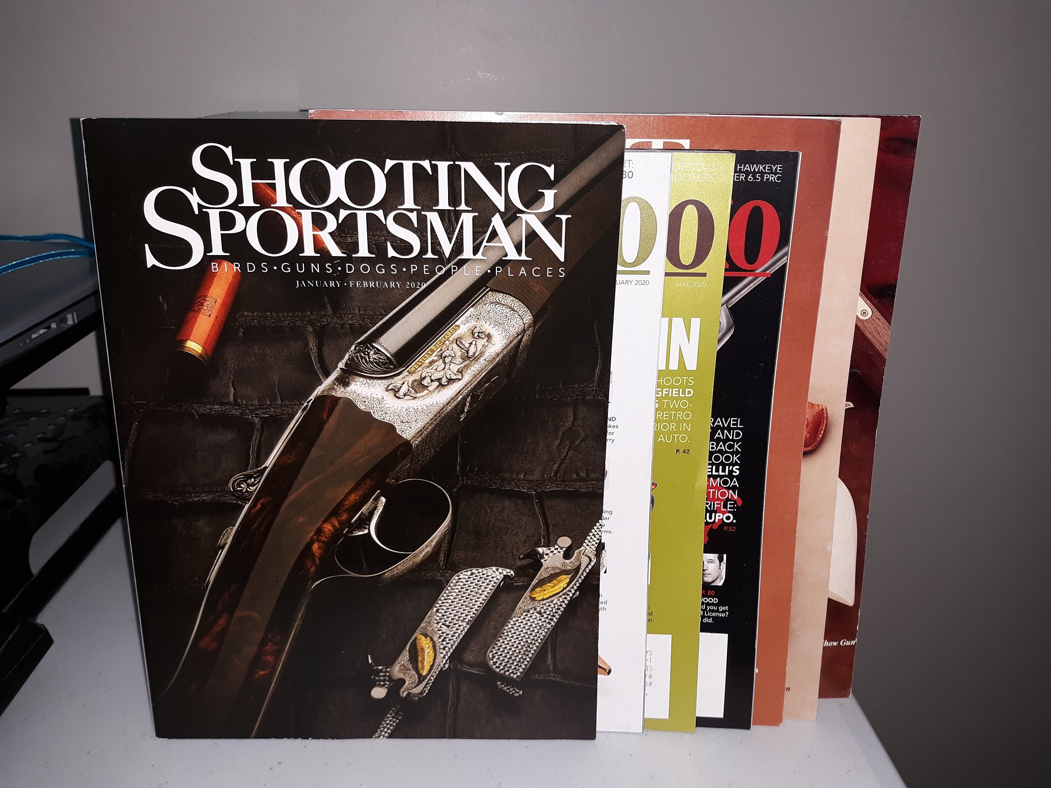 7 Miscellaneous Magazines about Guns (See Details)
