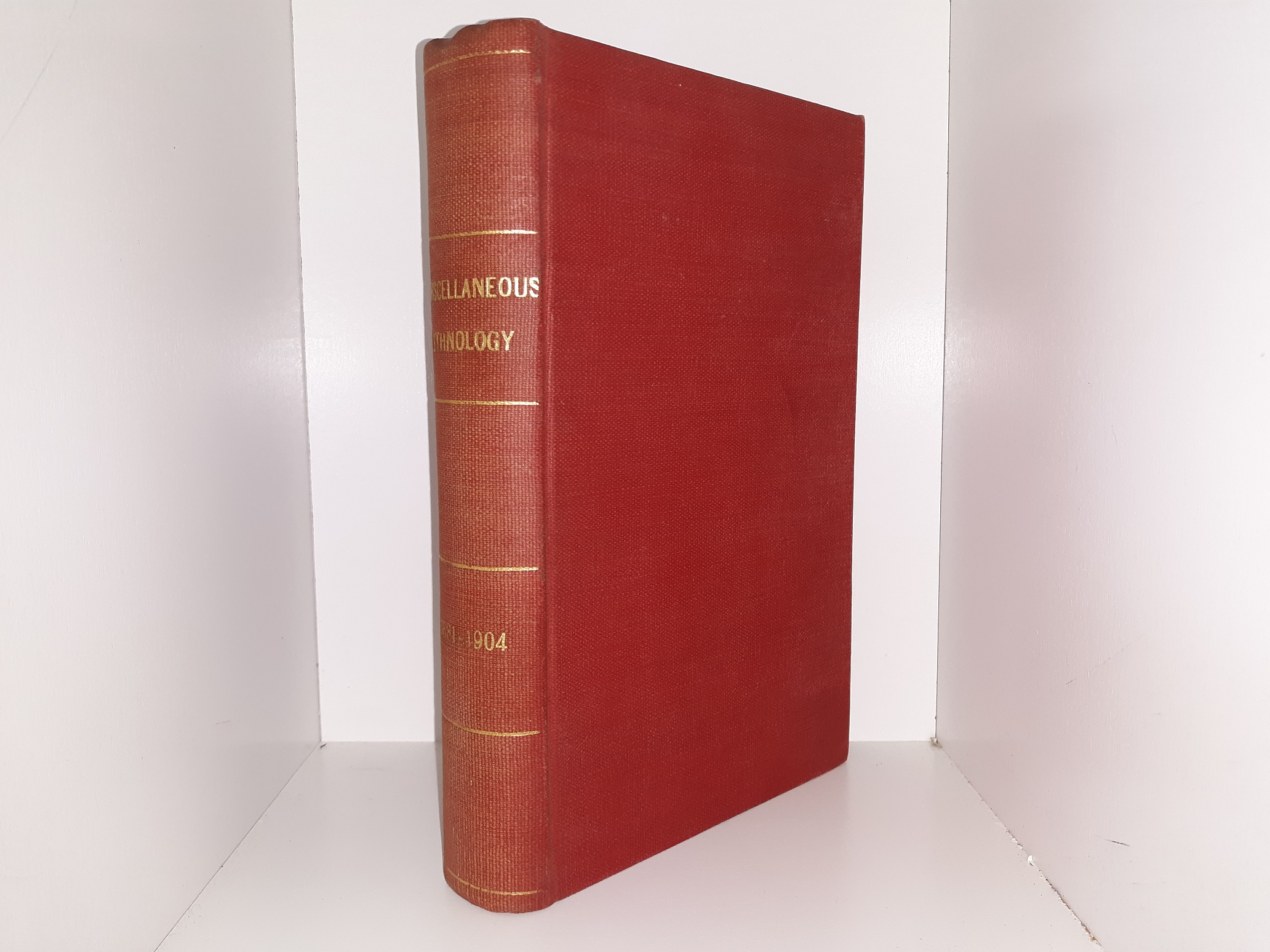 Miscellaneous Ethnology: 1881-1904 ~ by Various Authors