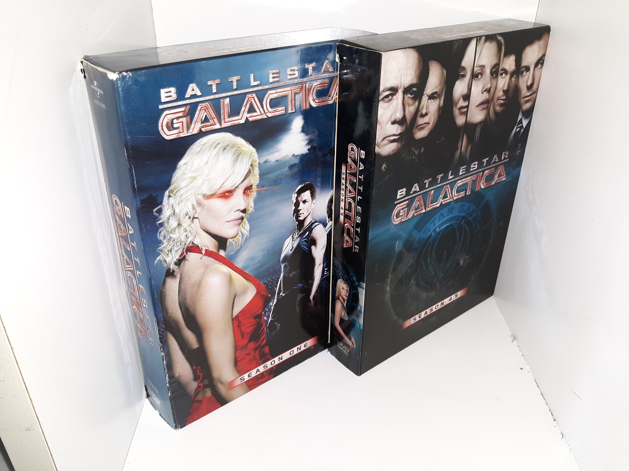 2 Sets of Battlestar Galactica DVDs (See Details)