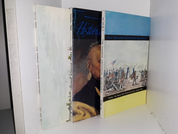 3 Issues of The Kansas Historical Quarterly (See Details)