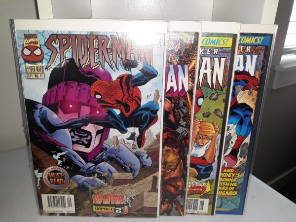4 Spider-Man Comic Books (See Details)