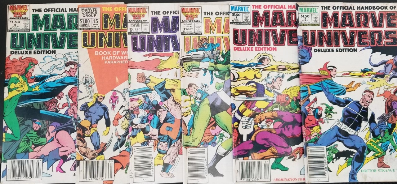 Comic Book Collecting, Starfox … Official Handbook of the Marvel Universe