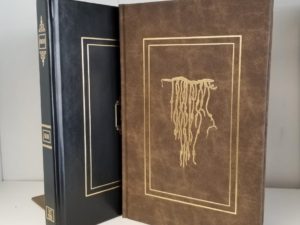 2 Limited Edition Leatherbound Books by FACT PRESS — Cumorah [George Potter, Stephen Schwendiman, Bret Eborn, Rod Meldrum, & Multiple Authors] — & Flaxen Cords by Bret Eborn
