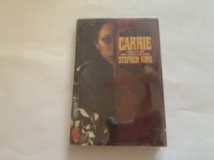 1974- Carrie: a novel of a girl with a frightening power- Stephen King