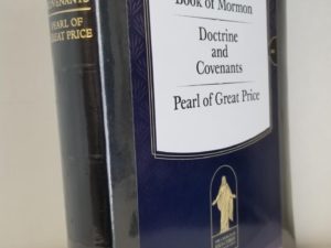 New Triple Combination — Simulated Leather Binding — New in Plastic — Indexing on Page Edges — Black Simulated Leather — Gold Leafed Page Edges