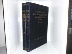 A Century of Mormon Activities in California 2 Vol. Set (1952) ~ by Leo J. Muir