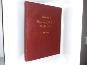Biographies of Members of Federal Heights Ward, June, 1963 (1963)