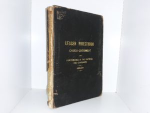 Lesser Priesthood Church Government and Concordance of the Doctrine and Covenants (Leather) (No Title Page) (1904) ~ by Joseph B. Keeler