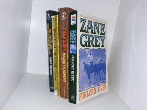 4 Western Novels by Zane Grey (See Details)