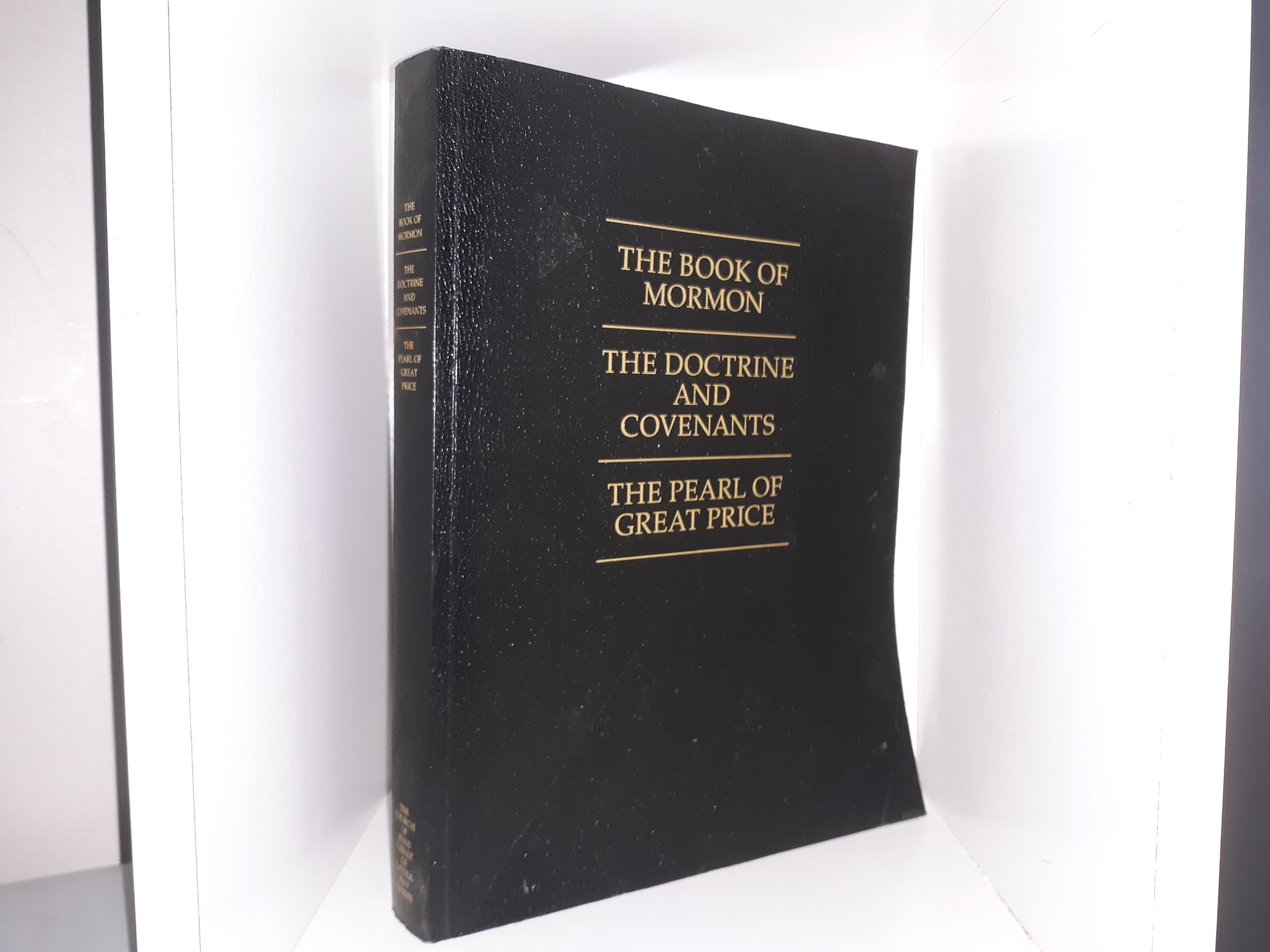 LDS, Large Print, Black Triple Combination (2009)