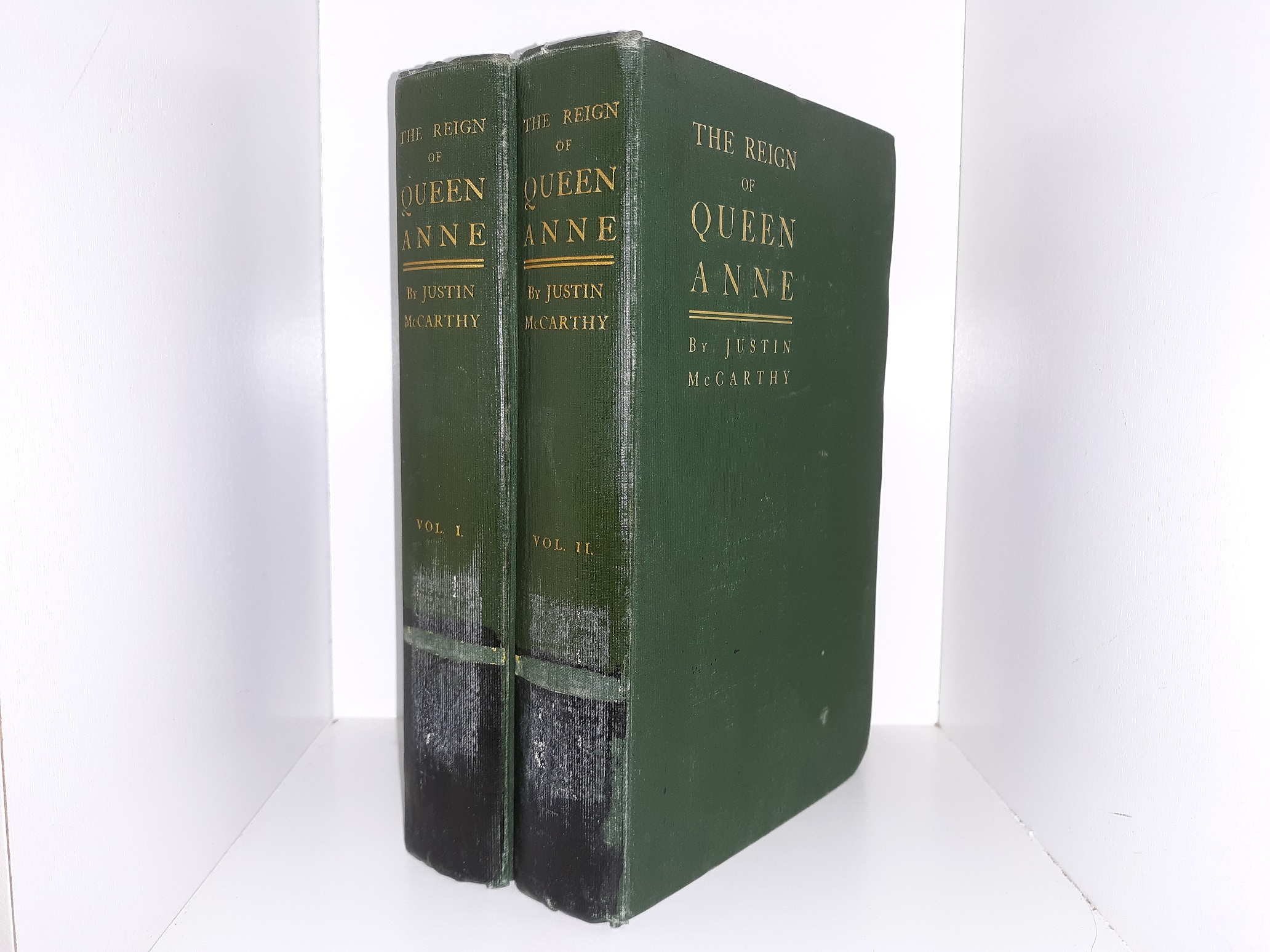 The Reign of Queen Anne 2 Vol. Set (Ex-Library) (1902) ~ by Justin McCarthy