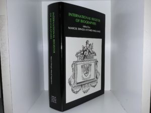 International Register of Biographies (1987) ~ Edited by Marcel Dingli-Attard-Inguanez