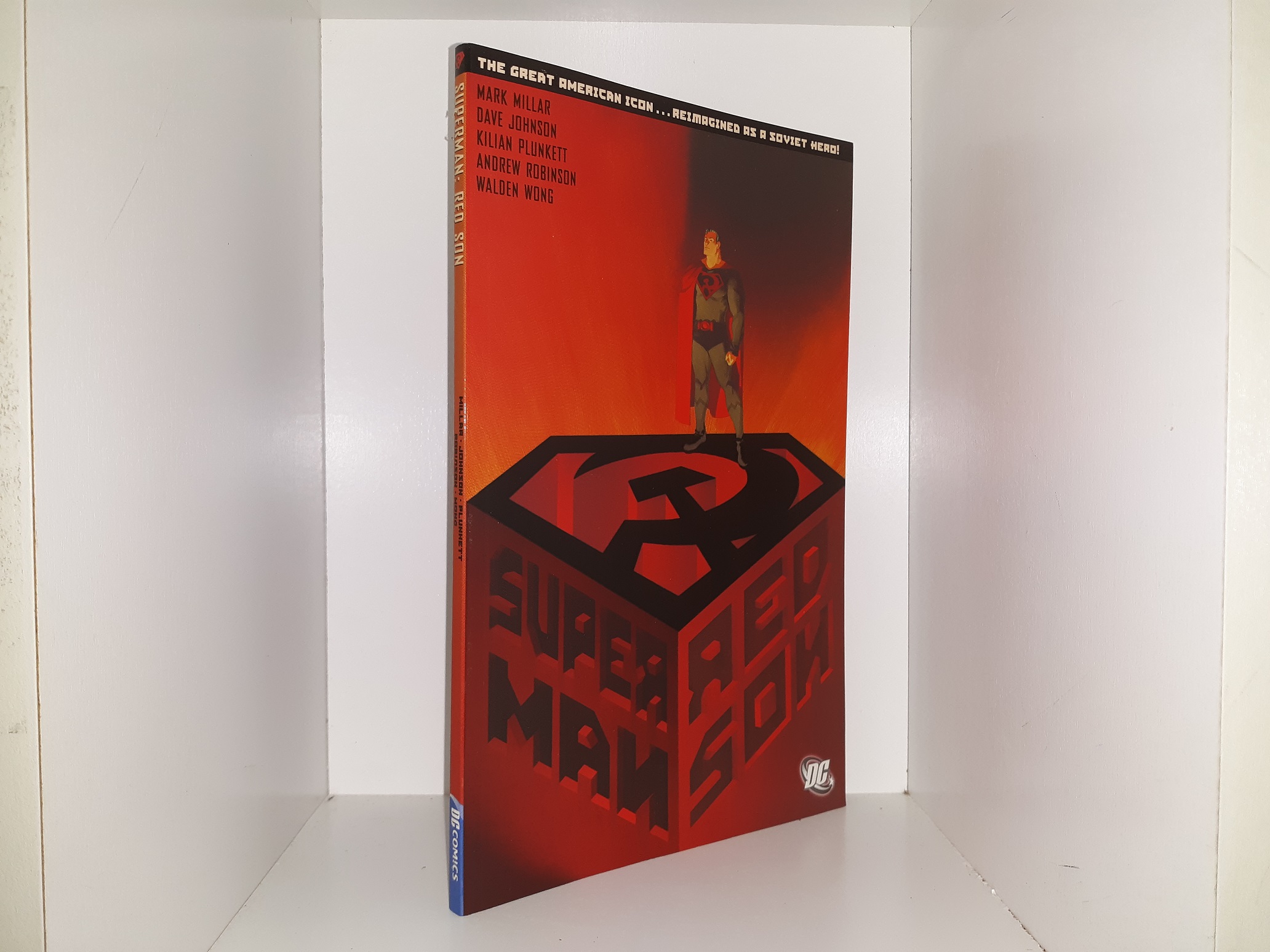 Superman: Red Son (2004) ~ by Mark Millar, Dave Johnson, Kilian Plunkett, Andrew Robinson, and Walden Wong