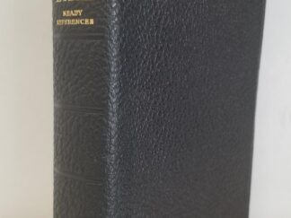 1950 -- Holy Bible w/Ready References -- Teacher's Edition -- Black Leather -- Indexed Page Edges -- Code on Page 339:  30 D 50