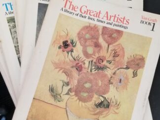 The Great Artists - A Library of Their Lives, Times and Paintings --- Books 1 thru 10 --- Large Size Softcover Books