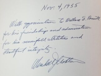 Book Inscribed to Senator Wallace F. Bennett --- Signed by Author -- It's Your Life To Enjoy -- Wendell J. Ashton -- Hardbound