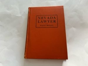 1946- Nevada Lawyer- Paul Ralli- Signed and inscribed