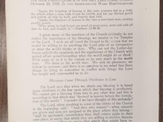 1930 --- The Pearl of Great Price - Remarks by Elder Joseph Fielding Smith, at a Meeting of the High Priests Quorum of the Salt Lake Stake, Sunday October 20, 1920, in the Seventeenth Ward Meetinghouse --- Rare 8-Page Pamphlet