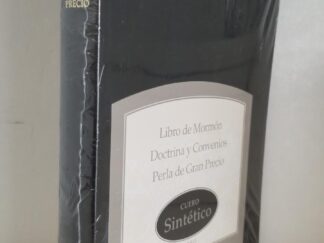 Combinacion Triple -- Libro de Mormon / Doctrina y Convenios / Perla de Gran Precio -- Cuero Sintetico - Negro -- New in Plastic! --- New Spanish Leather Doctrine & Covenants