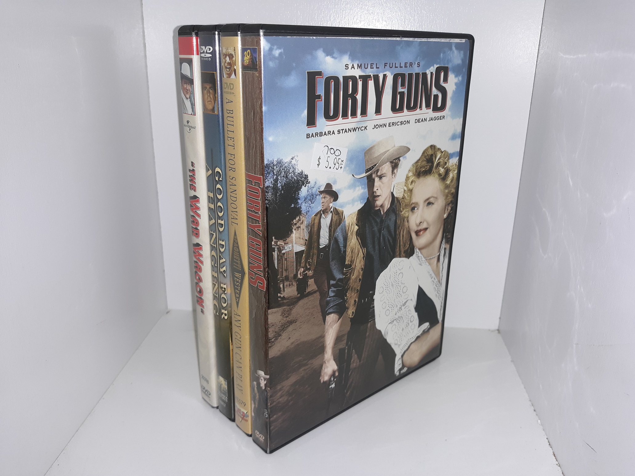 4 Western Films on DVDs (See Details)