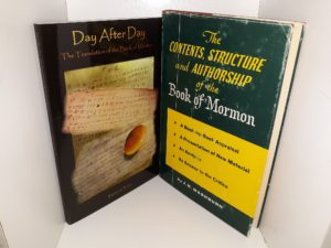 2 LDS Books about the Book of Mormon: Day After Day / The Contents, Structure and Authorship of the Book of Mormon (See Details)