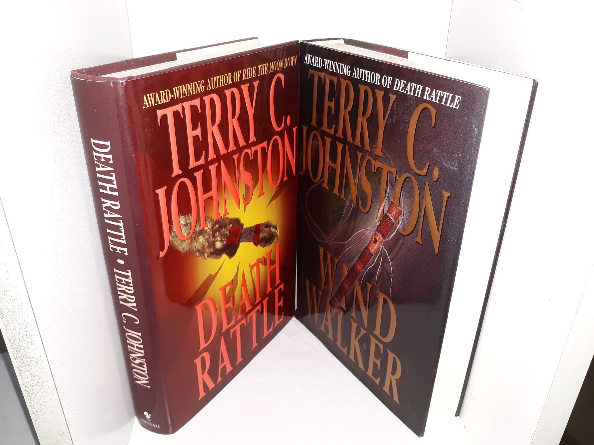 2 Western Novels by Terry C. Johnston: Death Rattle / Wind Walker (See Details)