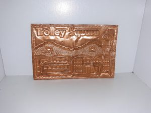 Trolley Square, Utah Copper Postcard