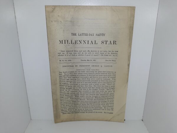 The Latter-day Saints’ Millennial Star: No. 21, Vol. 57, Thursday, May 23, 1895 (Pamphlets) (Uncut) (1895)