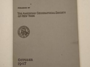 Geographical Review – October 1947