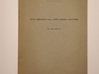 Wind Erosion Near Ferry, Arizona (1923) by Kirk Bryan