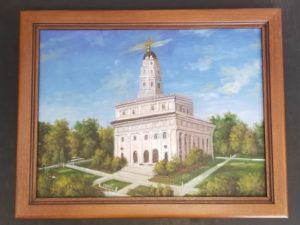 Original Painting of the LDS Temple in Nauvoo, Illinois